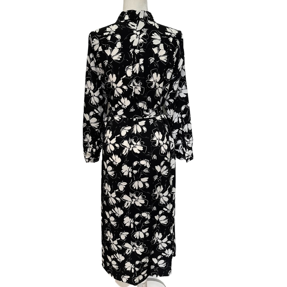 Alfani Button Up Floral Print Shirtdress Women’s Midi Dress - S/M - Picture 14 of 17